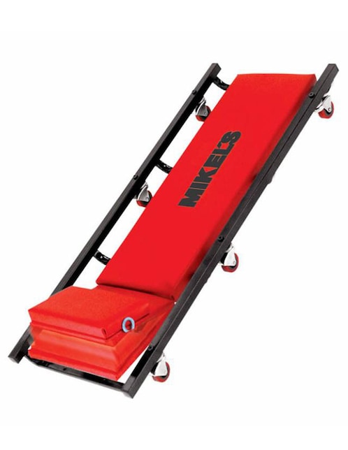 Cama para mecánico Mikel´s roja