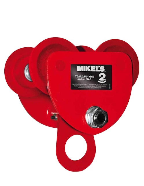 Imagen de producto Trole para viga Mikel's rojo