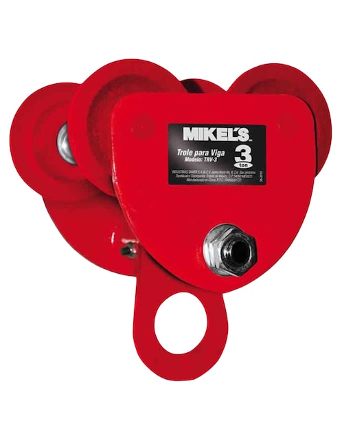 Imagen de producto Trole para viga Mikel's rojo