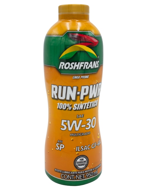 Aceite sintético Roshfrans para automóvil 5W-30 950 ml