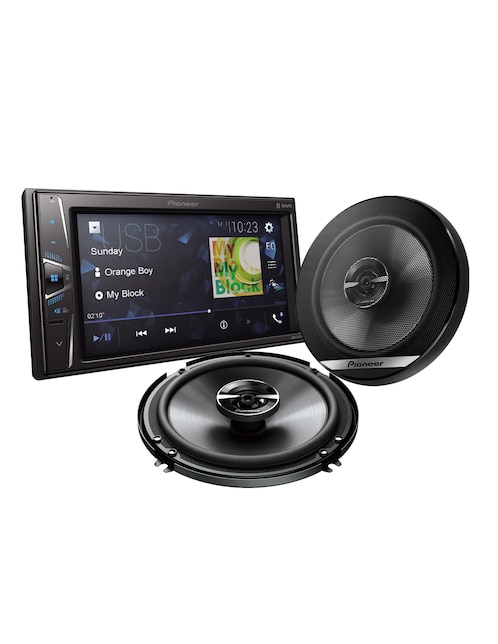 Kit de autoestéreo con subwoofer Pioneer dmxt-g2252bt