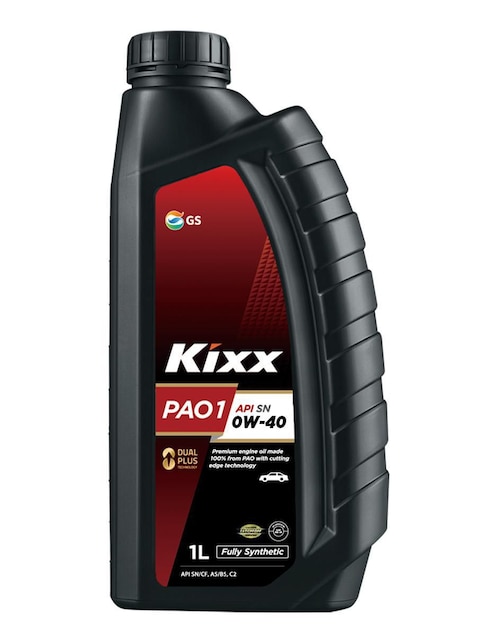 Aceite sintético Kixx para automóvil 0W-40 1 litro