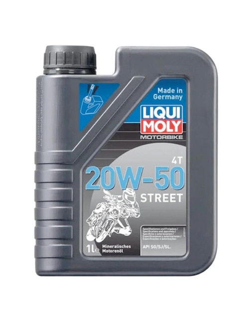 Lubricante mineral Liqui Moly para moto 20w-50