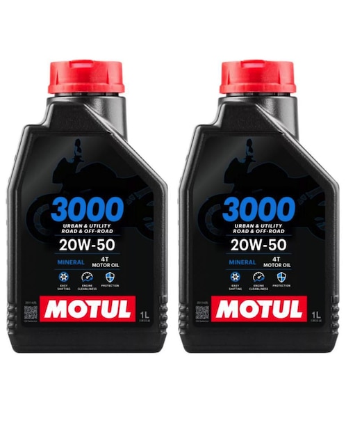 Aceite mineral para moto 20W-50 2 L Aceite mineral para moto 20W-50 2 L