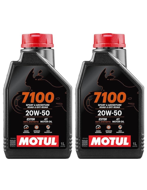 MOTUL Aceite sintético Motul para moto 20W-50 2 L