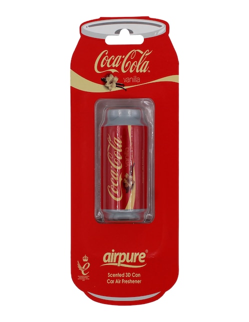 Aromatizante Air Pure Coca Cola adorno perfumado de aroma vainilla 1
