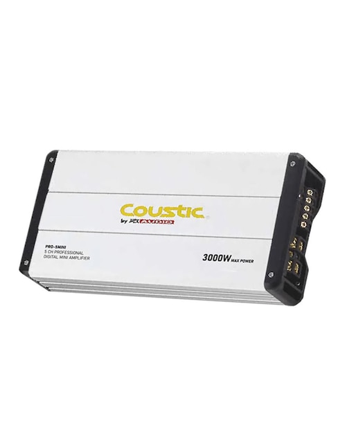Amplificador para auto Coustic PRO-5MINI de 12 VDC