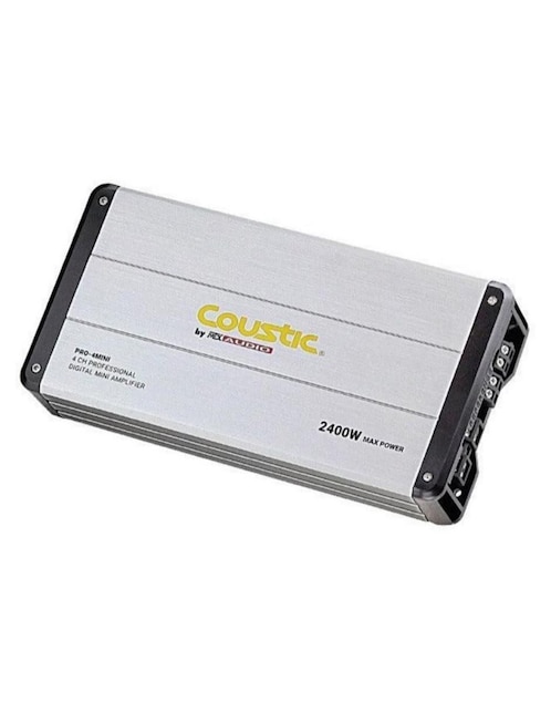 Amplificador para auto Coustic PRO-4MINI de 12 VDC