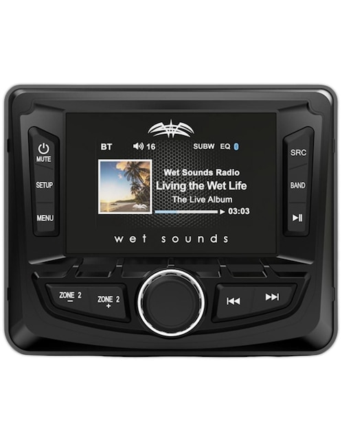 Autoestéreo un din Wet Sounds ws-mc-2