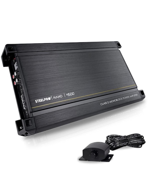 Amplificador para automovil steelpro nano4500 de 9.6 v
