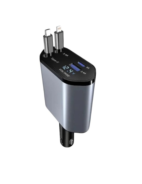 Cargador auto xtellar de 120 W USB + USB tipo C