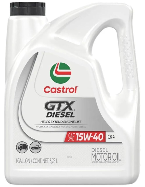 CASTROL Aceite sintético Castrol para camioneta 15W-40 3.7 L