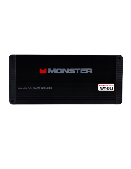 MONSTER Amplificador para auto Monster AAM1400.1 de 12 V