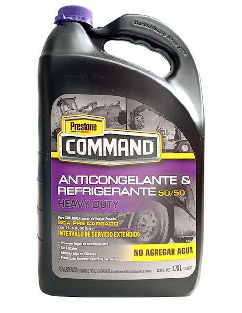 Anticongelante prestone para automóvil 3.78 L