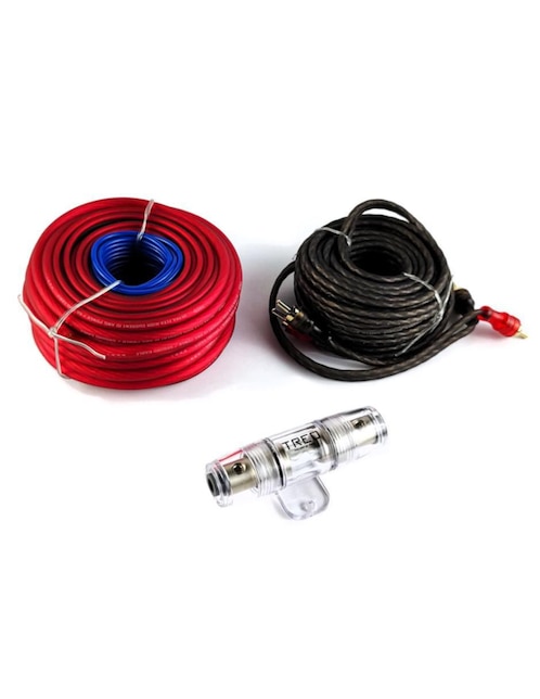 Kit instalación para amplificador rca Treo a tipo barril dc de 5 m