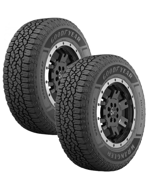 Set de llantas para auto Goodyear Wrangler Workhorse At 31X / 10.5 R15