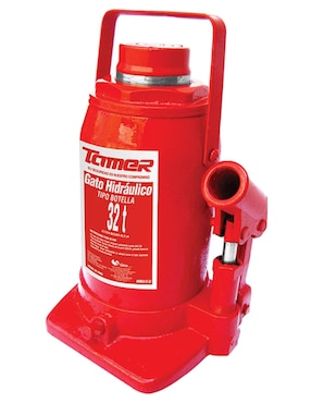 Imagen de producto Gato hidráulico tipo botella Mikel's rojo