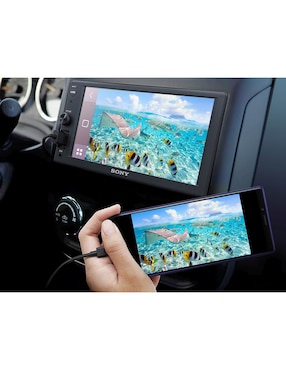 Autoestéreo doble din con subwoofer Sony