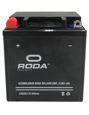 Acumulador Sellado SMF (12N5-4B) 120L 61W 130H Roda Totalmoto