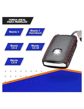 Funda para llave Ragirno compatible con Mazda