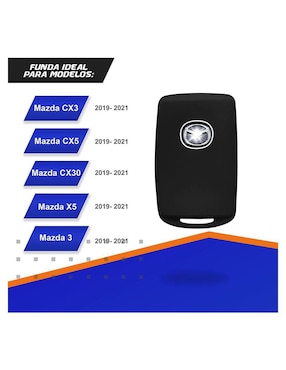 Funda para llave Ragirno compatible con Mazda 3