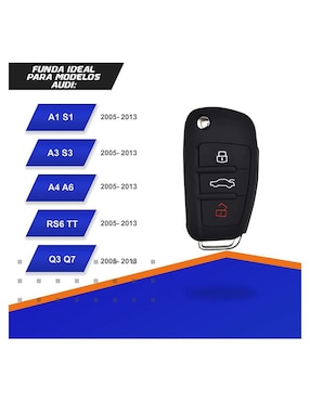 Funda de llave Ragirno compatible con Audi