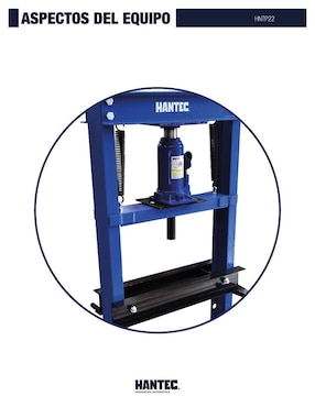Prensa hidráulica Hantec de acero
