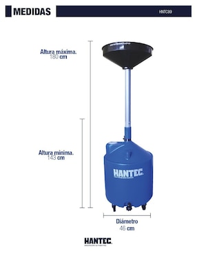 Colector de aceite Hantec