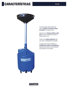 Colector de aceite Hantec