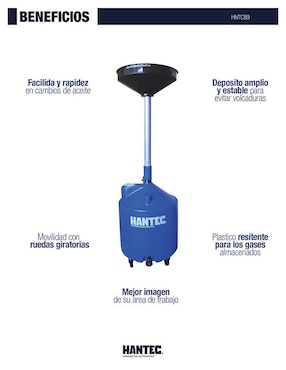 Colector de aceite Hantec