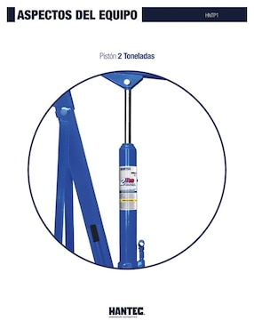 Pluma hidráulica Hantec de acero para profesional