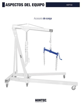 Soporte pluma para motor Hantec