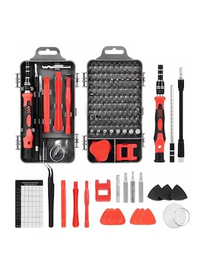 Set desarmador multipuntas 122 piezas
