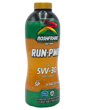 Aceite Mineral Roshfrans Para Automóvil 5W-30 950 Ml