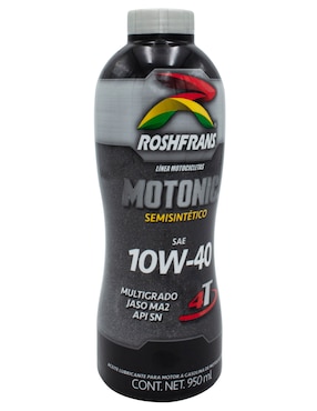 Aceite Sintético Roshfrans Para Moto 10W-40 950 Ml