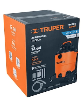 Aspiradora Truper asp-12 12 litros