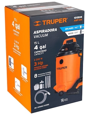 Aspiradora Truper asp-04 4 litros