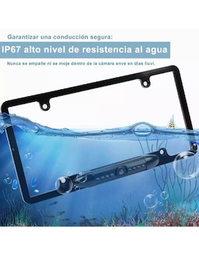 Portaplacas de aluminio