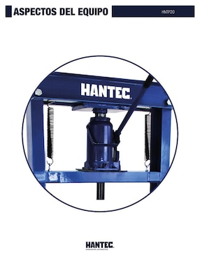 Prensa hidráulica Hantec de acero