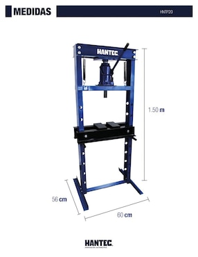 Prensa hidráulica Hantec de acero