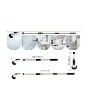 Set cepillo de lavado de cerdas sintéticas de alta calidad