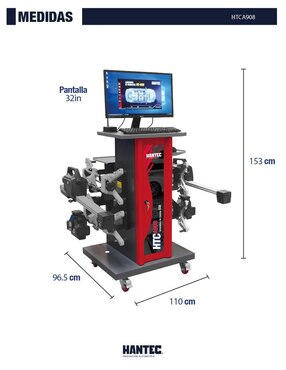 Alineadora CCD Hantec