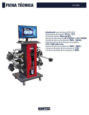 Alineadora CCD Hantec