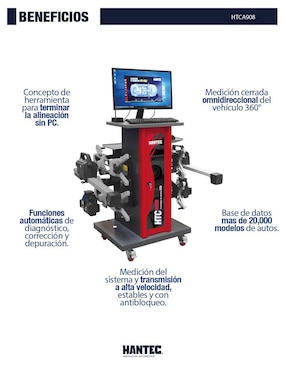 Alineadora CCD Hantec