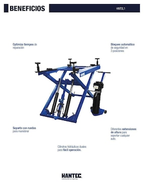 Rampa para autos Hantec