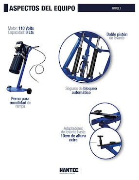 Rampa para autos Hantec