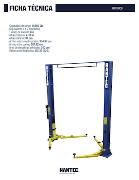 Rampa para autos Hantec