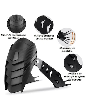 Eje de rueda trasero para motocicleta