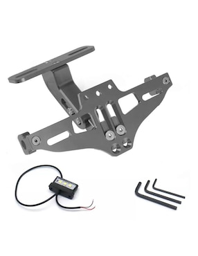 Portaplacas de aluminio