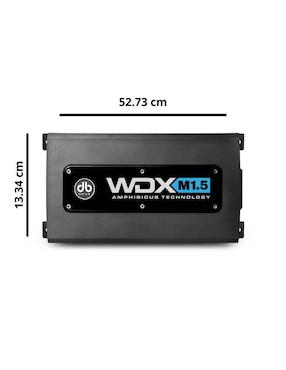 Amplificador para auto Db Drive WDXM15 de 12 V